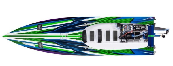 TRX103076-4-GRN SPARTAN SR grün 36Zoll Rennboot mit Self-Righting Brushless